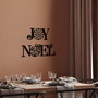 Wallity New Year 3 Escultura de pared de metal en negro